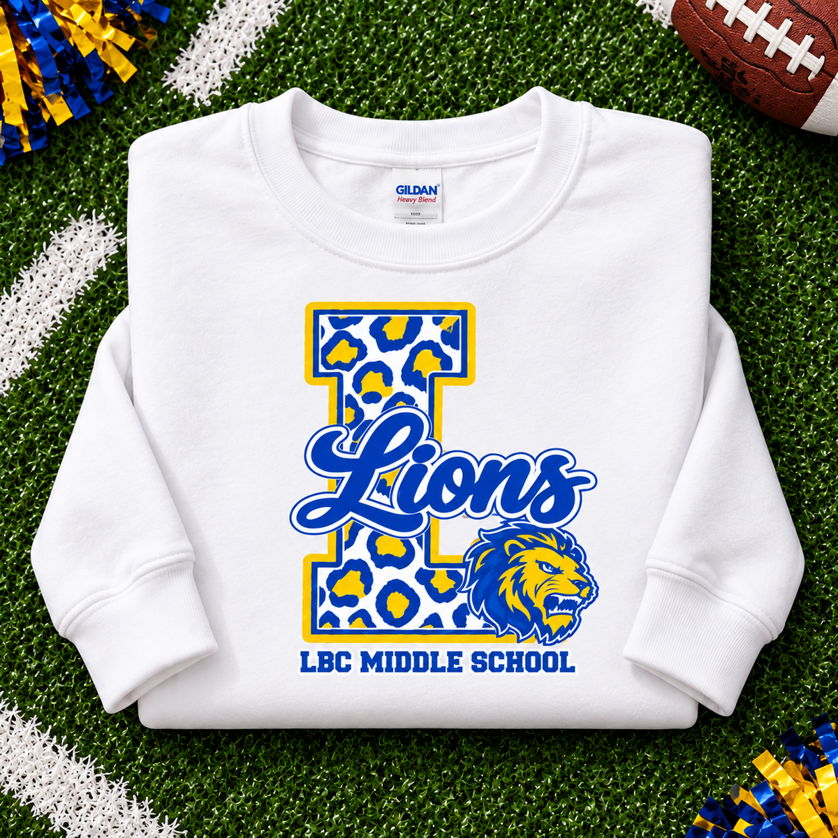 LBC Middle School Lions Leopard Spirit Wear