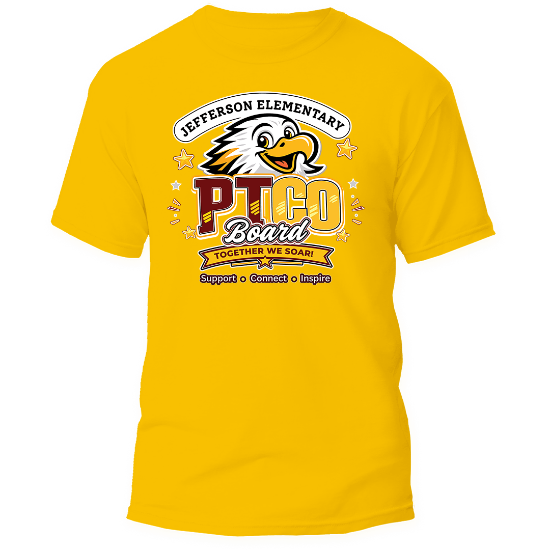 Official Jefferson Elementary PTCO Role Shirts