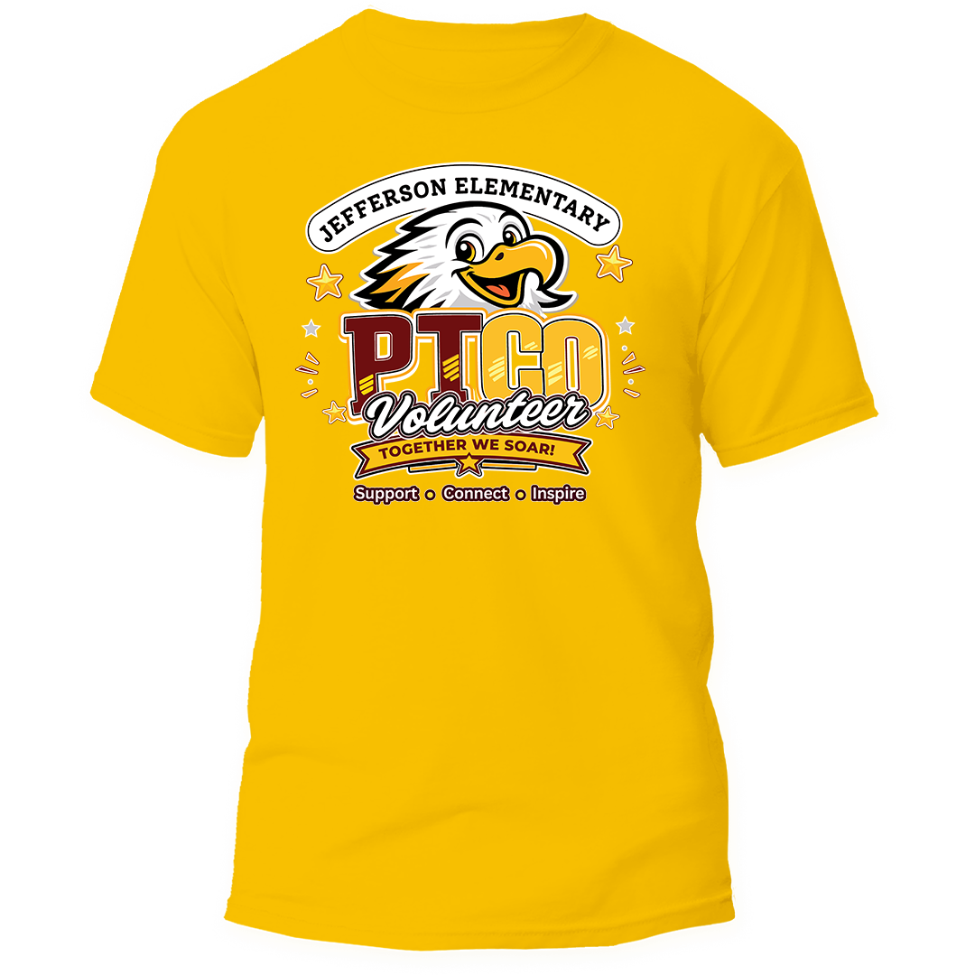 Official Jefferson Elementary PTCO Role Shirts