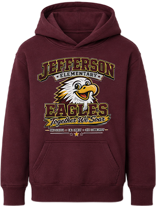 Jefferson Elementary Eagles Spirit Hoodie