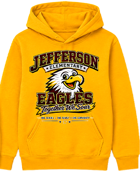 Jefferson Elementary Eagles Spirit Hoodie