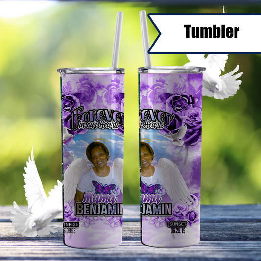 Roses Memorial Tumbler